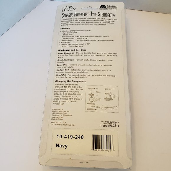 Sprague Rappaport Stethoscope - Picture 3 of 5